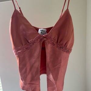 Princess Polly Shaylen Top Rust Size US 4